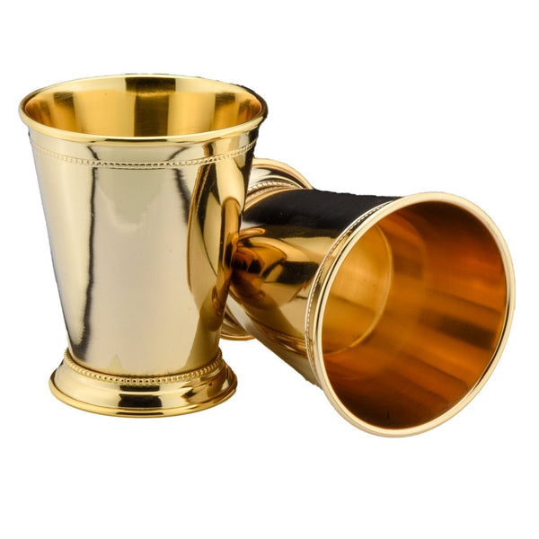Prince of Scots 24K Gold Plate Mint Julep Cup