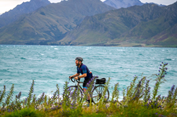 Biking in the South Island of New Zealand on a Backroads trip