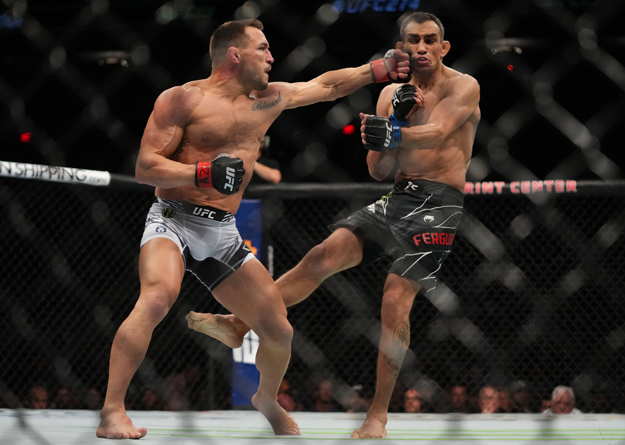 Monster Energy’s Michael Chandler Knocks Out Tony Ferguson at UFC 274