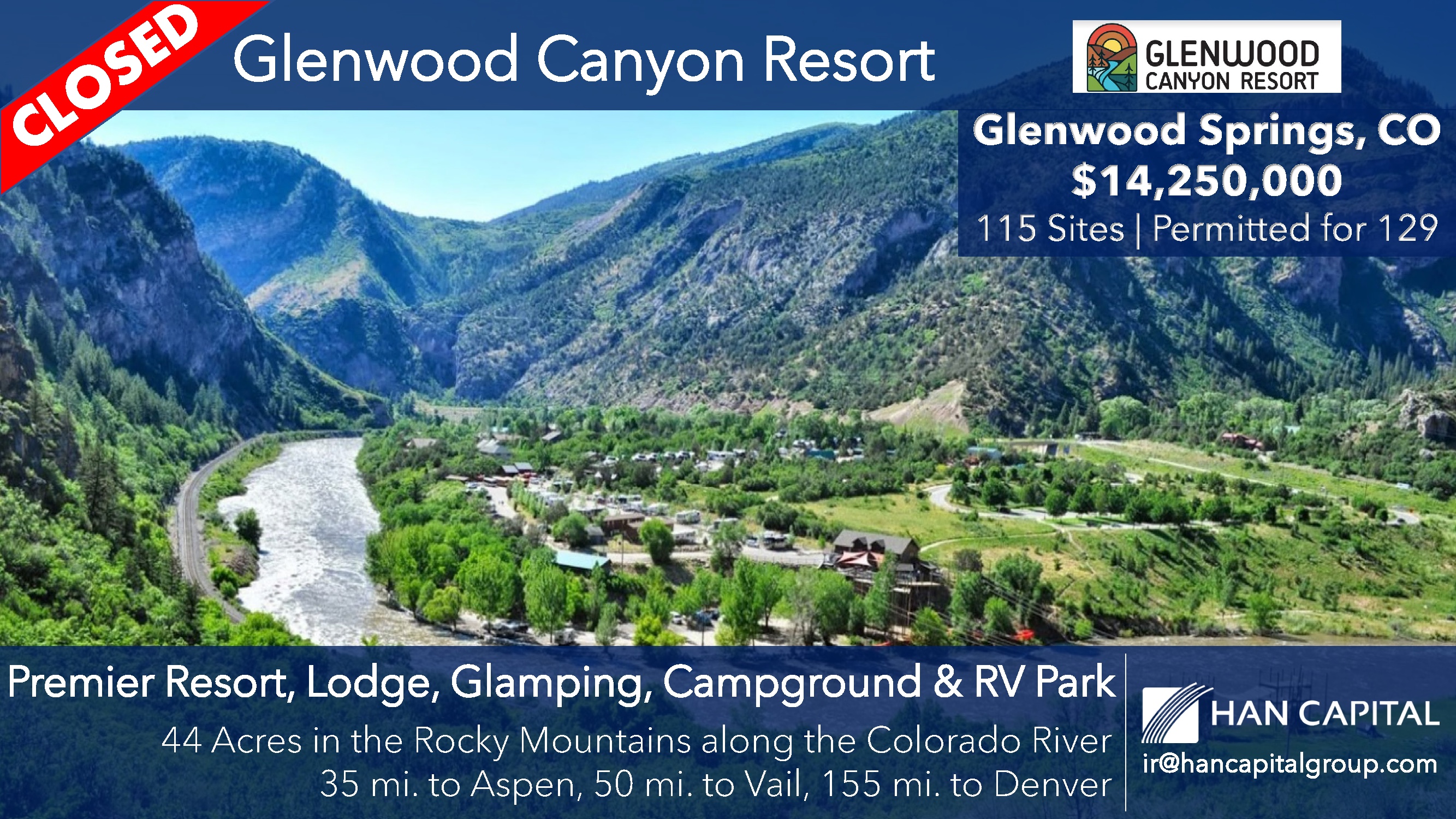 Glenwood Canyon Resort Acquisition