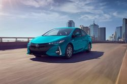 2022 Toyota Prius Prime on a road