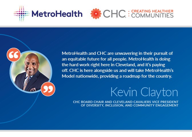 Quote from CHC Board Chair and Cavs VP Kevin Clayton