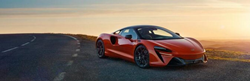 View of the 2022 McLaren Artura Coupe