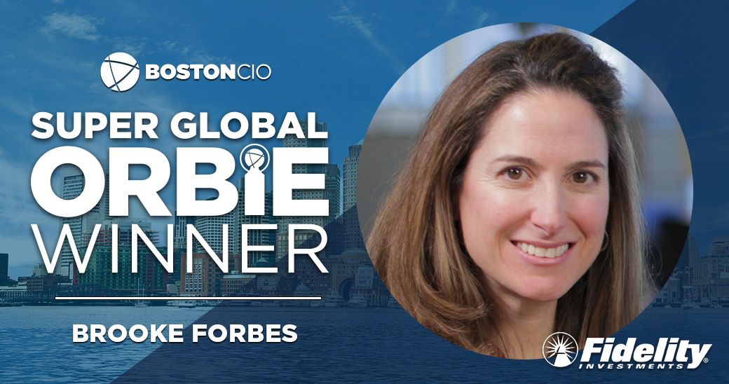 Super Global ORBIE Winner, Brooke Forbes of Fidelity Investments