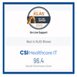 CSI Healthcare IT Earns Top Marks in Go-Live Support Performance Report by KLAS