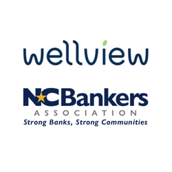 Wellview and NC Bankers logos