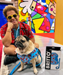 Romero Britto Partners with the Most Famous Dog in The World, Doug the Pug, for a Collection of Limited Edition Artworks