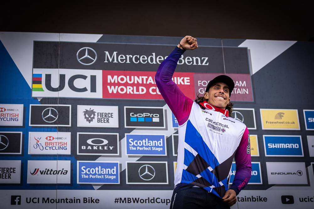 Monster Energy’s Amaury Pierron Takes First Place at UCI Downhill  Mountain Bike World Cup in Fort William, Scotland