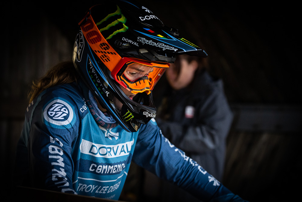 Monster Energy's Camille Balanche Claims 2nd Place in Elite Women at UCI Downhill Mountain Bike World Cup in Fort William, Scotland
