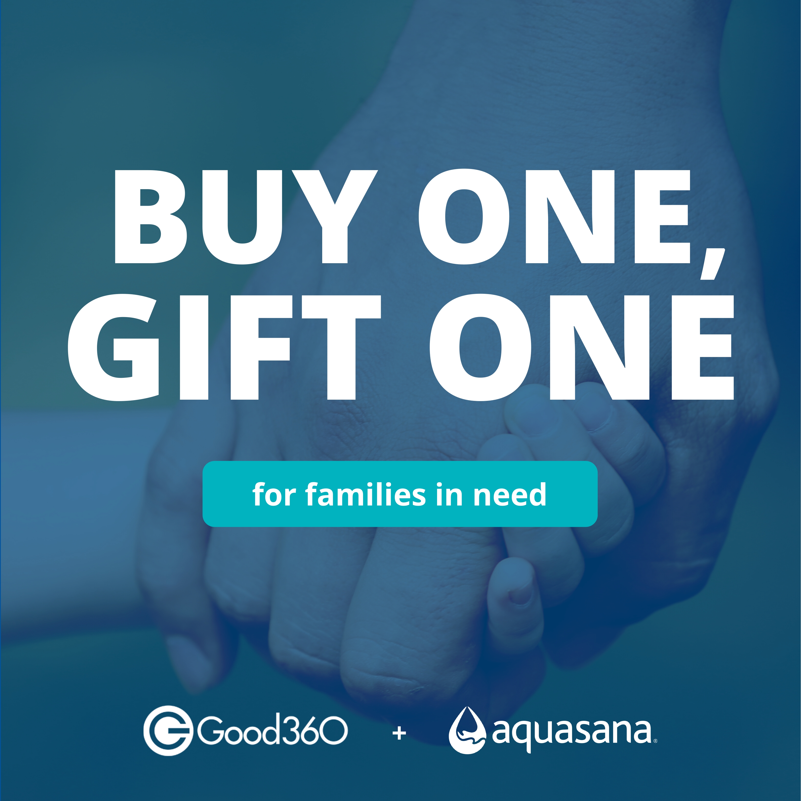 For every Clean Water Machine purchased through the end of June, Aquasana will donate one to a family in need of clean drinking water..