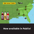 Me & the Bees Lemonade is now at all Publix stores.