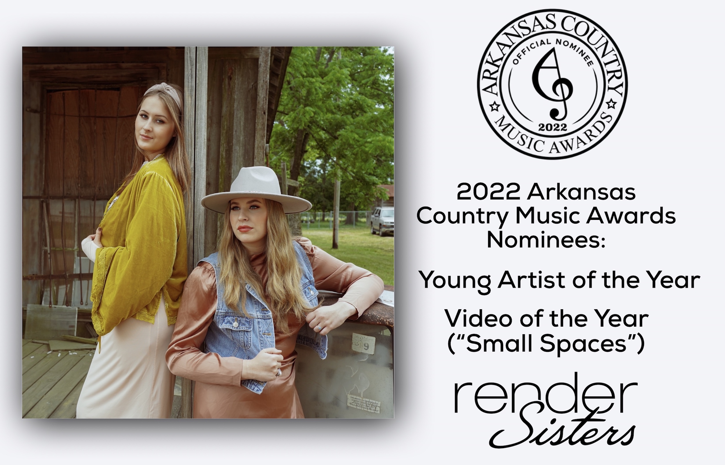 Render Sisters Arkansas CMA Nominees