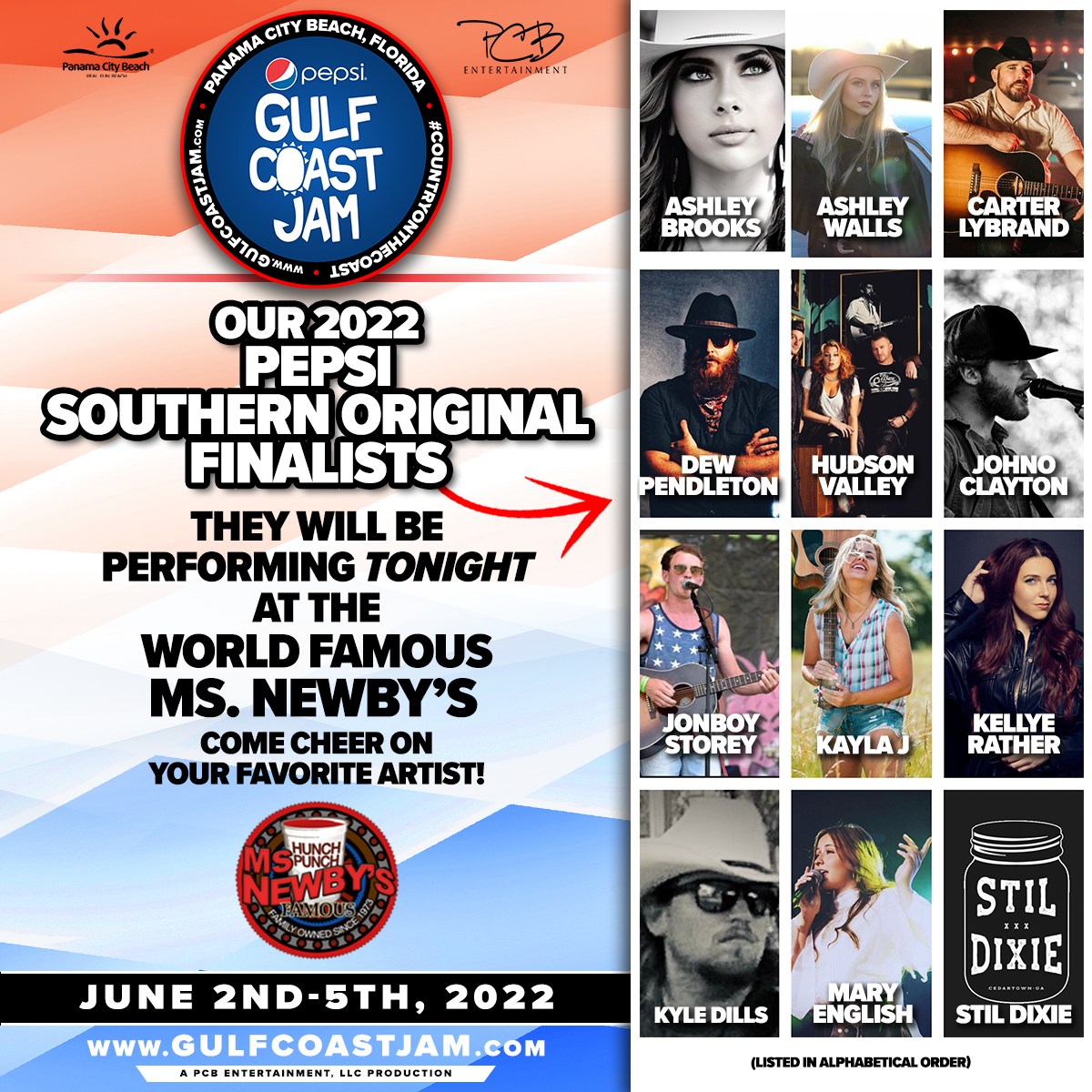 The Pepsi Gulf Coast Jame and Pepsi Southern Original Contest