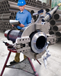 Esco COHOG&#174; Split Frame Machine Produces a 37.5&#186; X 10&#186; Counterbore in Order to Match up I.D.s and Out of Round Pipe