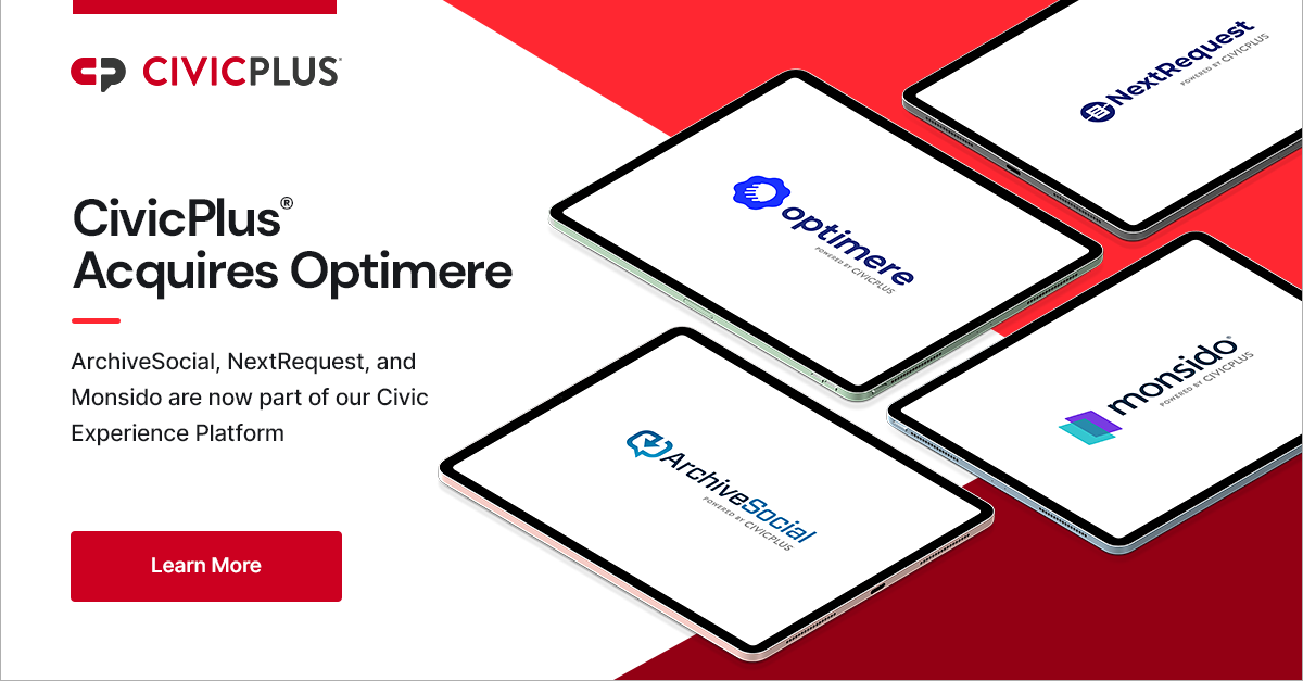 CivicPlus Acquires Optimere