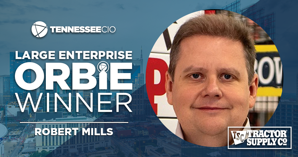 Large Enterprise ORBIE Winner, Robert Mills of Tractor Supply Company