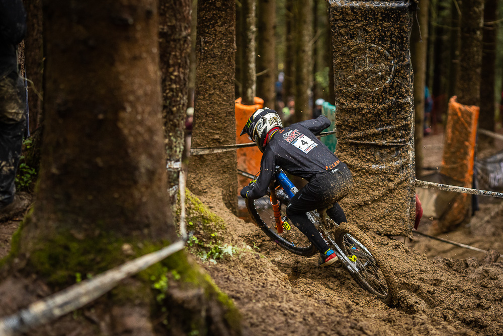 Monster Energy's Danny Hart Finishes in Second Place in Elite Men at UCI Downhill Mountain Bike World Cup in Leogang, Austria