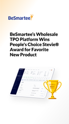 Thumb image for BeSmartees Wholesale TPO Platform Wins People's Choice Stevie Award for Favorite New Product