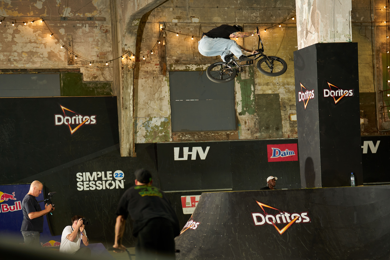 Monster Energy's Felix Prangenberg Takes Second in BMX Street at Simple Session 22