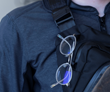 Handy Eyewear Hook — conveniently holds eyeglasses or sunglasses at quick stops