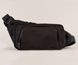 Moto Sling in black ballistic nylon (vegan) — four color/material combinations available