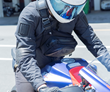 Moto Sling in action — motorcycle sling designed with input from avid motorcyclists