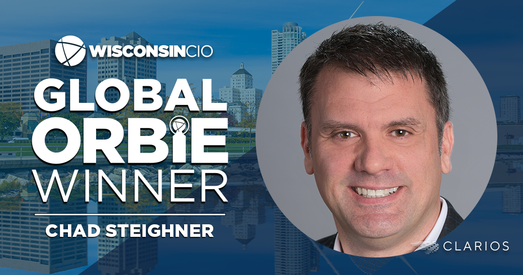 Global ORBIE Winner, Chad Steighner of Clarios LLC