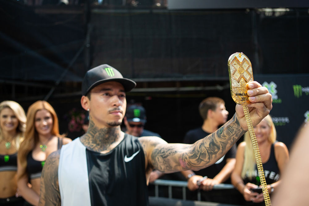 Monster Energy's Nyjah Huston Is Set to Compete in Men's Skateboard Street and Real Street Best Trick