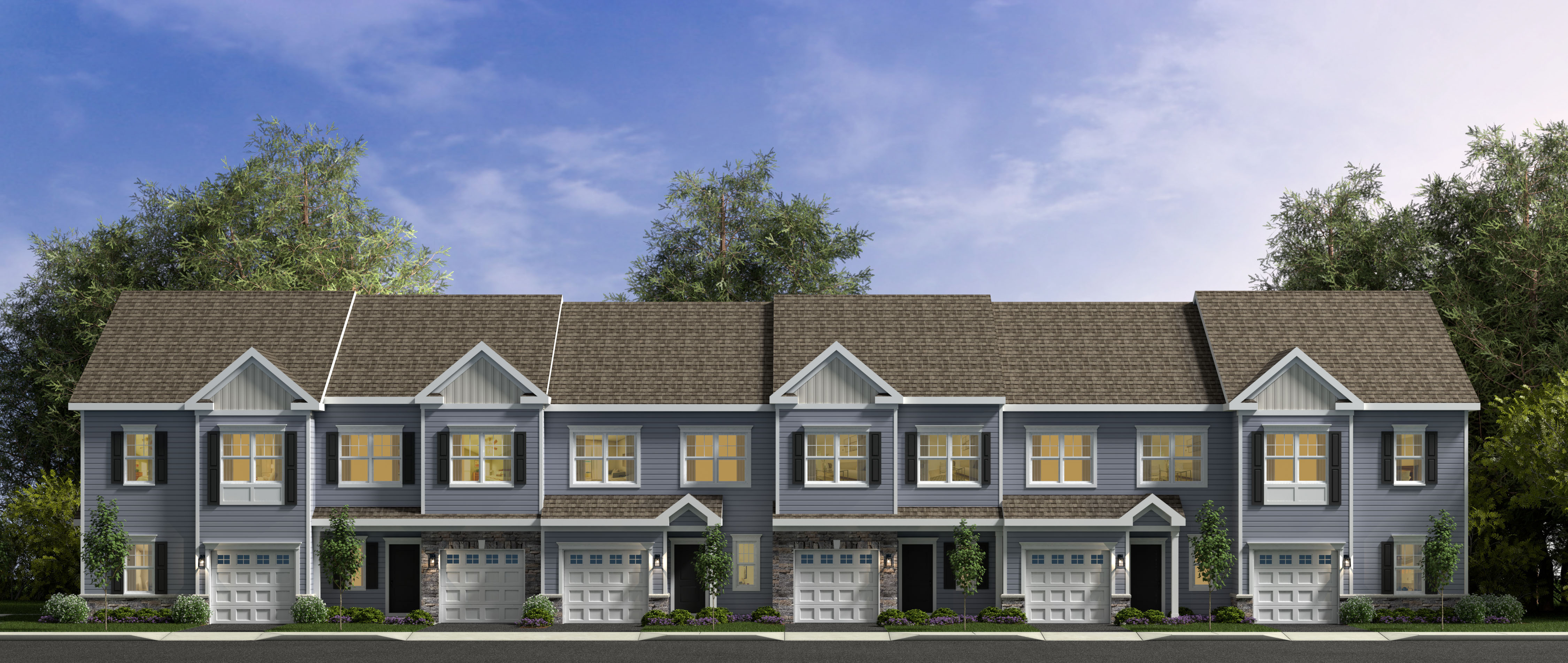 The townhomes at Traditions at Wall