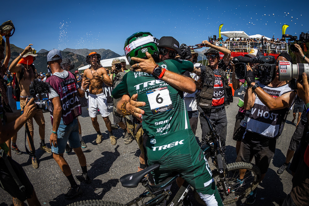 Monster Energy’s Loris Vergier Claims First Place at UCI Downhill  Mountain Bike World Cup in Andorra