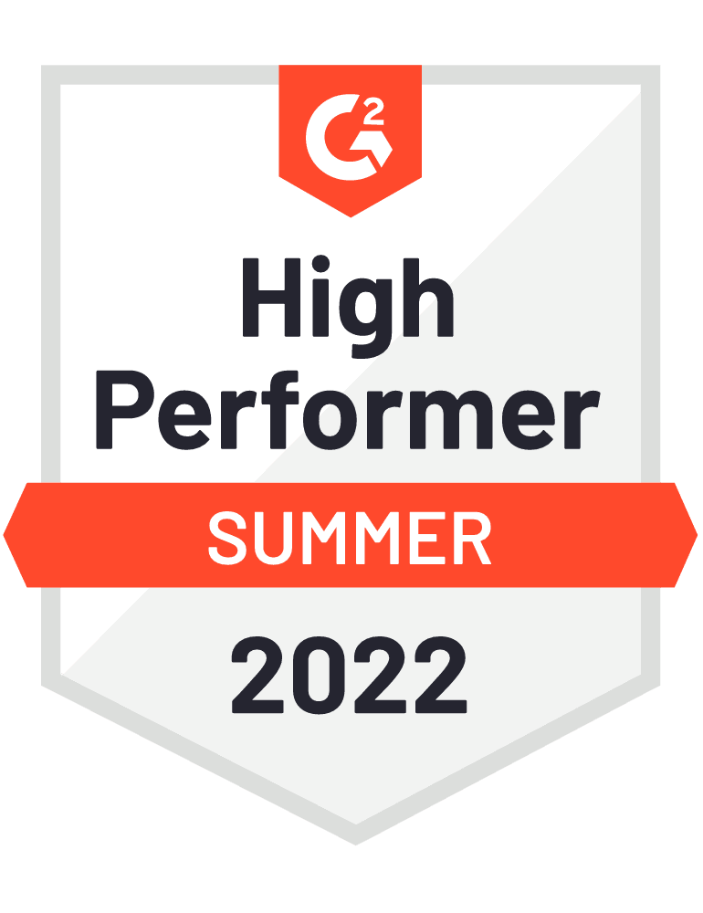 Zomentum ranked as High Performer on the G2 Summer 2022 Grid® Report