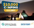 First Responders Can Still Enter to Win California Casualty’s Work Hard/Play Hard “$10,000 Camping” Giveaway