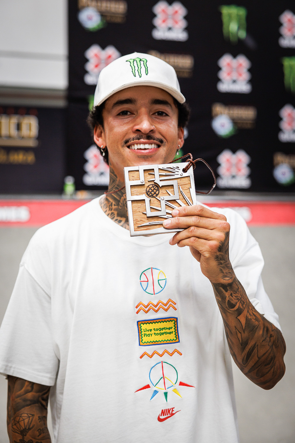 Monster Energy's Nyjah Huston Takes Silver in Skateboard Street at X Games 2022