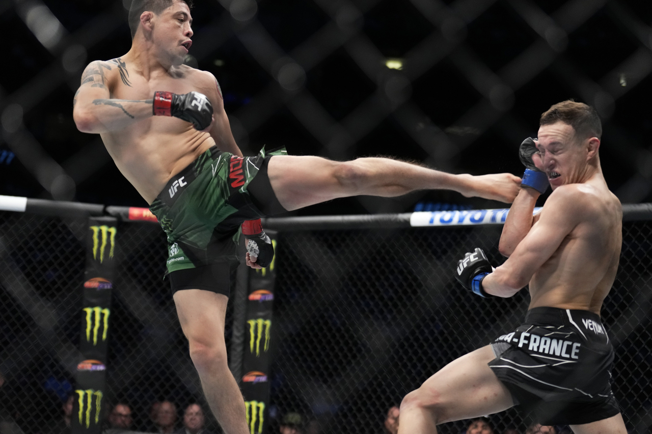 Monster Energy’s Brandon Moreno Defeats Kai Kara-France and Claims Interim Flyweight Division Championship at UFC 277 in Dallas, Texas