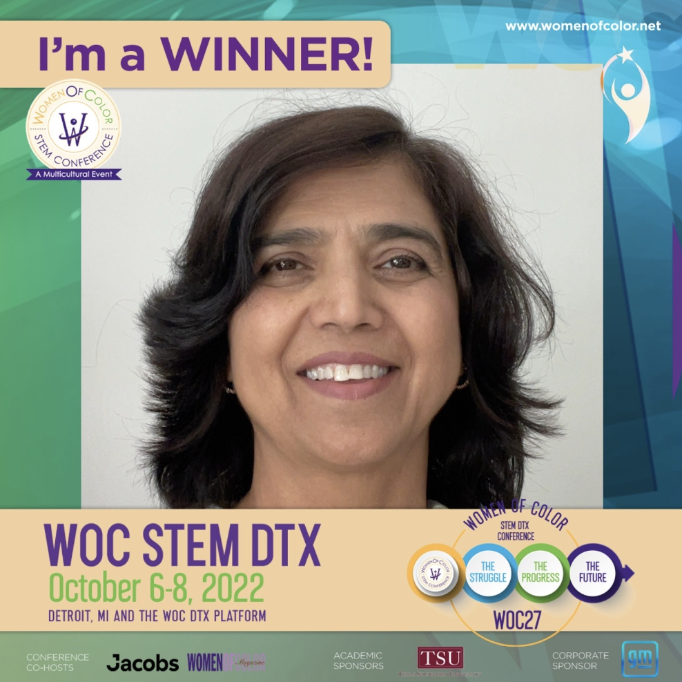 Gotara CEO D. Sangeeta Receives Women of Color STEM Award for Career Achievement for 2nd Time in 26-Year Career