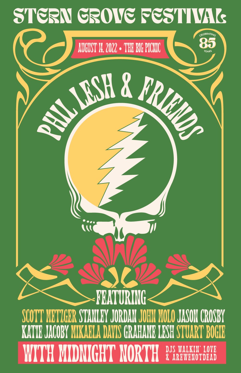 Phil Lesh’s performance at the Stern Grove Festival 2022 on Aug. 14 will mark the first admission-free concert in his hometown in the San Francisco Bay Area in more than 30 years.