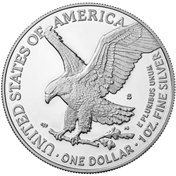 2022 American Eagle One Ounce Silver Proof Coin (S)