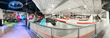 A panoramic shot of K1 Speed Fairfield's interior
