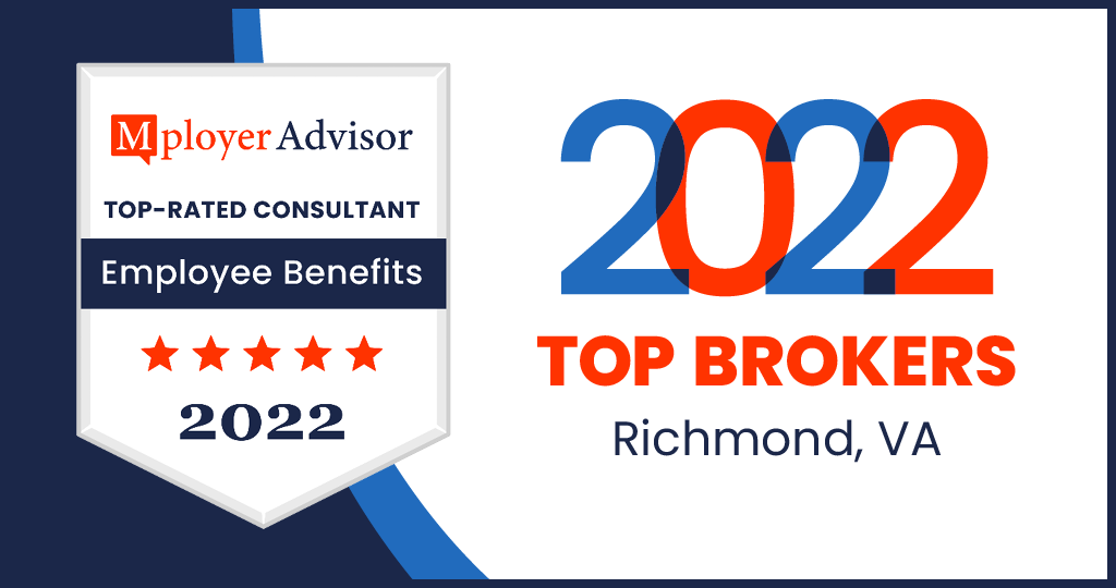 Mployer Advisor announces the 2022 winners of the "Top Employee Benefits Consultant Awards" for Richmond, Virginia.