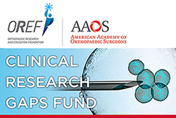 Logo representing the OREF/AAOS Clinical Gaps Research Collaboration