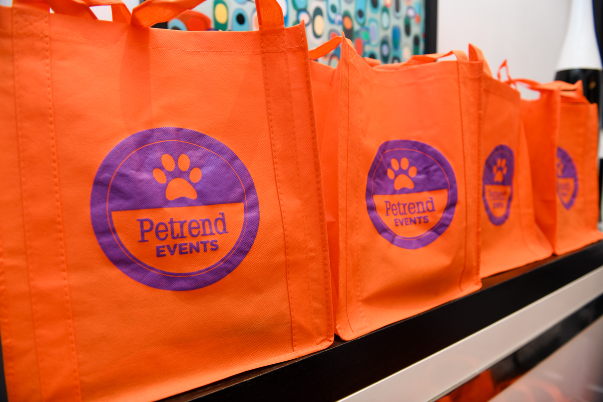 Every social media influencer and media representatives who visits the Petrend Events Influencer and Media Pet Products Showcase receives a gift bag upon entry.