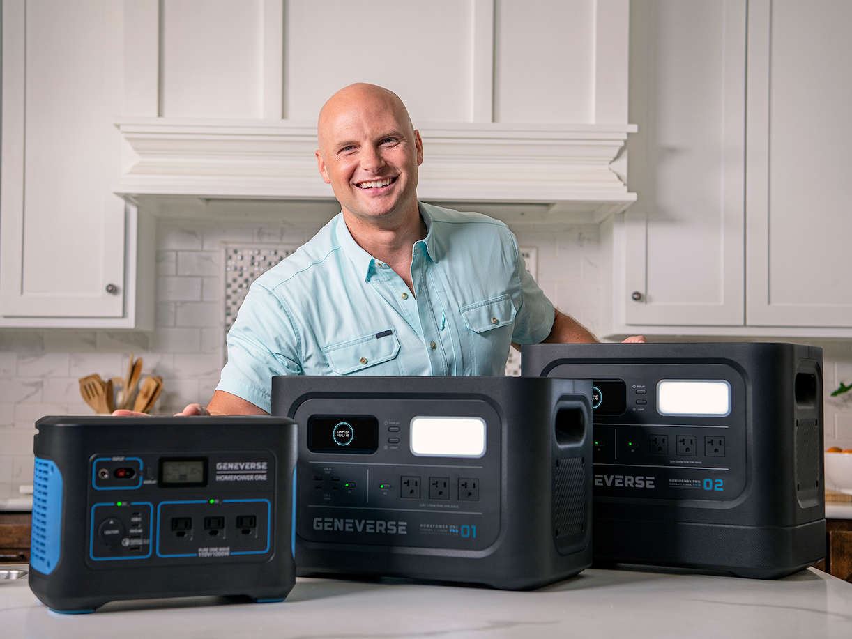 Chip Wade and Geneverse's HomePower Solar Generators