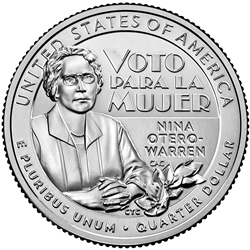 Thumb image for U.S. Mint 2022 American Women Quarters Rolls and Bags  Nina Otero-Warren On Sale August 16