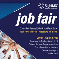 Thumb image for SightMD Job Fair - Saturday, August 20, 2022 from 11:00am  3:00pm