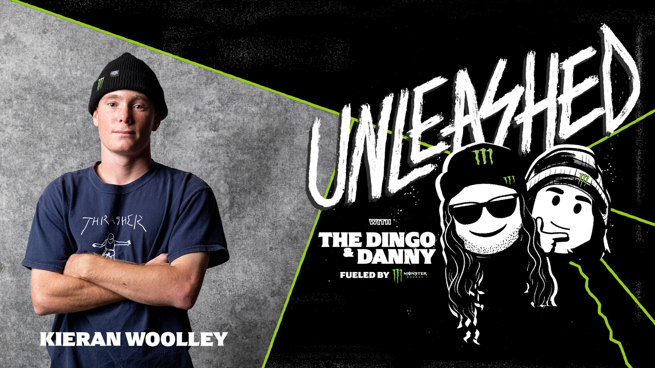 Monster Energy’s UNLEASHED Podcast Welcomes Rookie Skateboarder Kieran Woolley for Episode 37