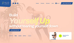 Fitness brand website by Digital Silk