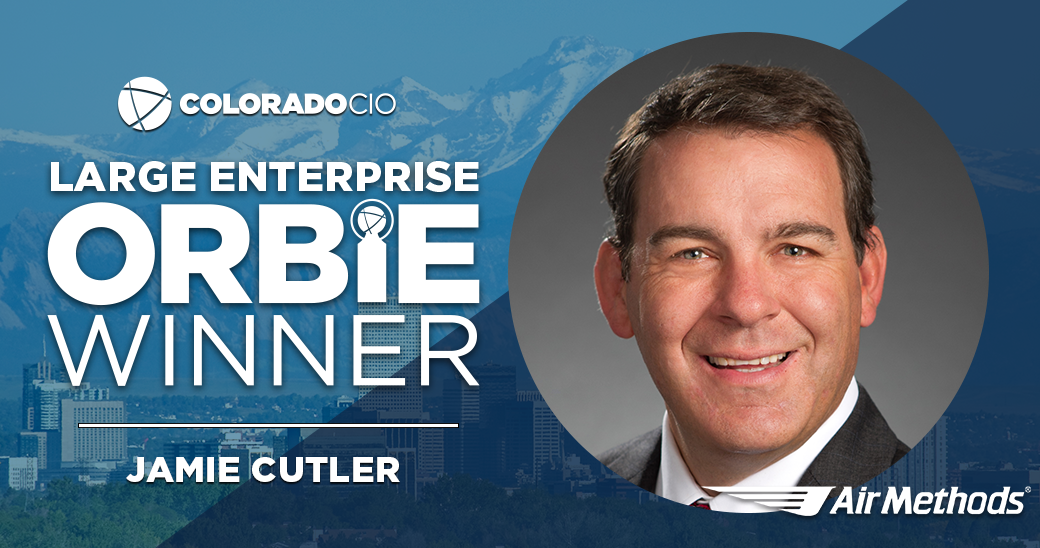 Large Enterprise ORBIE Winner, Jamie Cutler of Air Methods