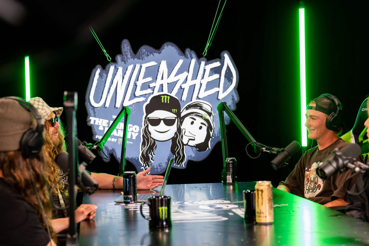 Monster Energy’s UNLEASHED Podcast Welcomes Team USA Snowboarder Dusty Henricksen for Episode 38 with Podcast Hosts The Dingo (Luke Trembath), Brittney Palmer and Danny Kass