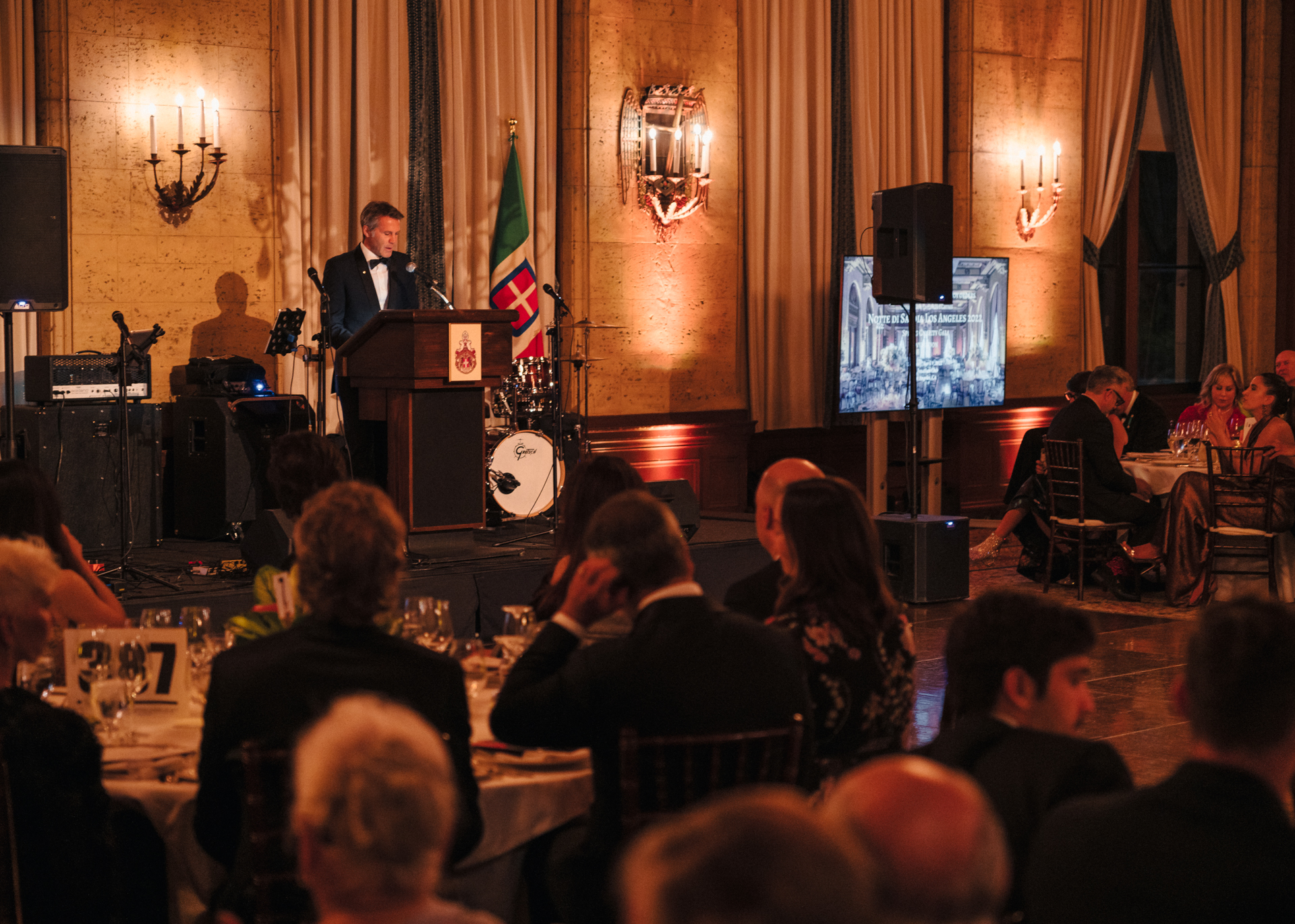 HRH Prince Emmanuel Philibert of Savoy, Guest of Honor, Welcomes Attendees at the Annual Notte di Savoia in Los Angeles, April 9, 2022