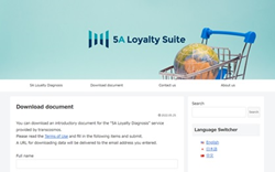Thumb image for transcosmos launches an English-version of its 5A Loyalty Diagnostics Service website